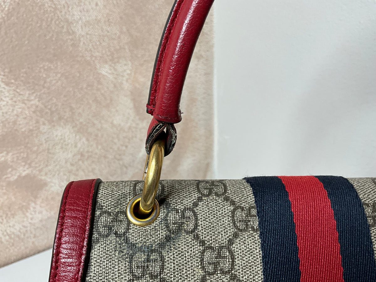 Gucci Queen Bee Margaret Top Handle with long strap