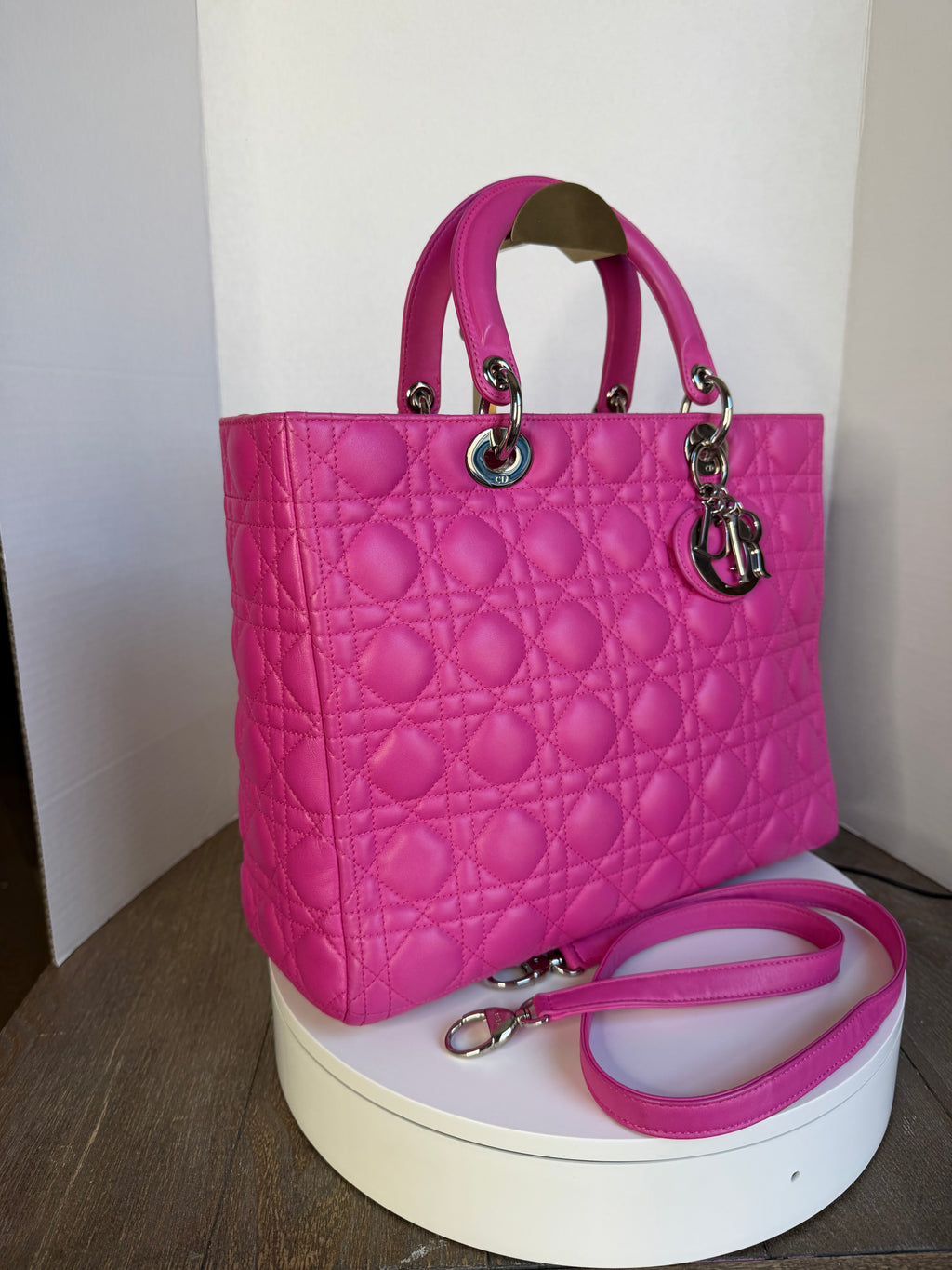 Lady Dior Large in pink