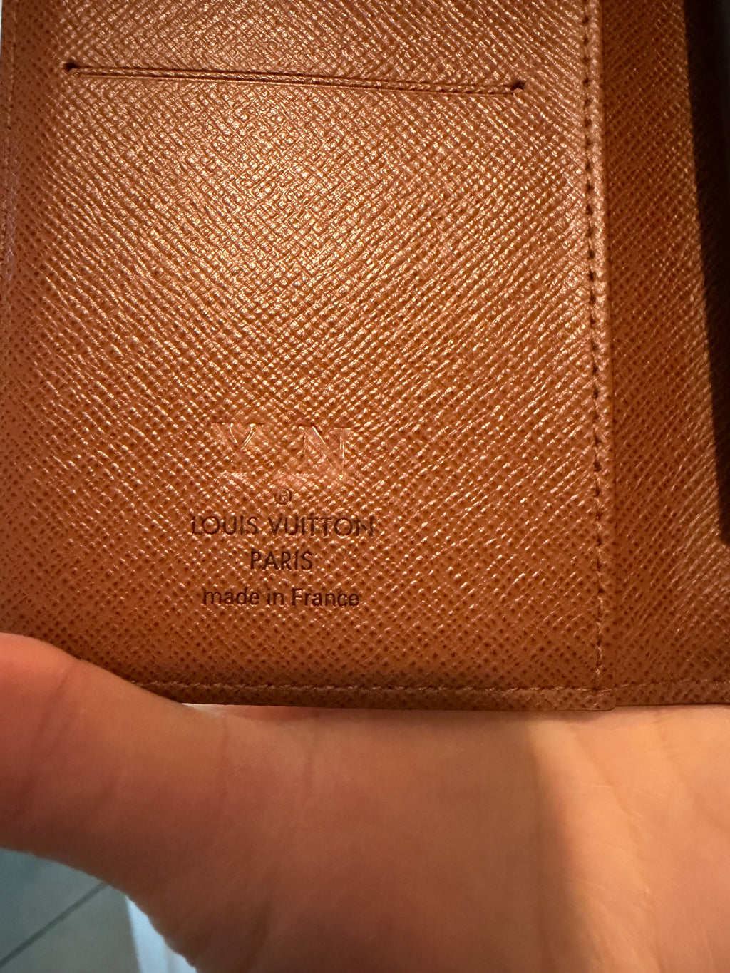 Louis Vuitton Vintage Checkbook