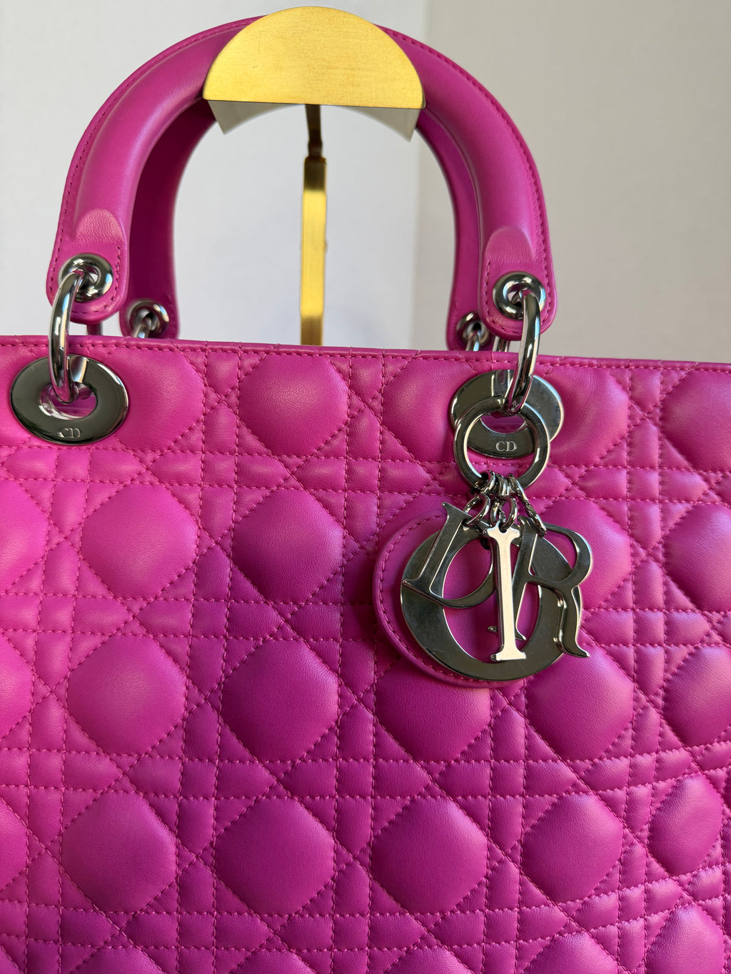 Lady Dior Large in pink