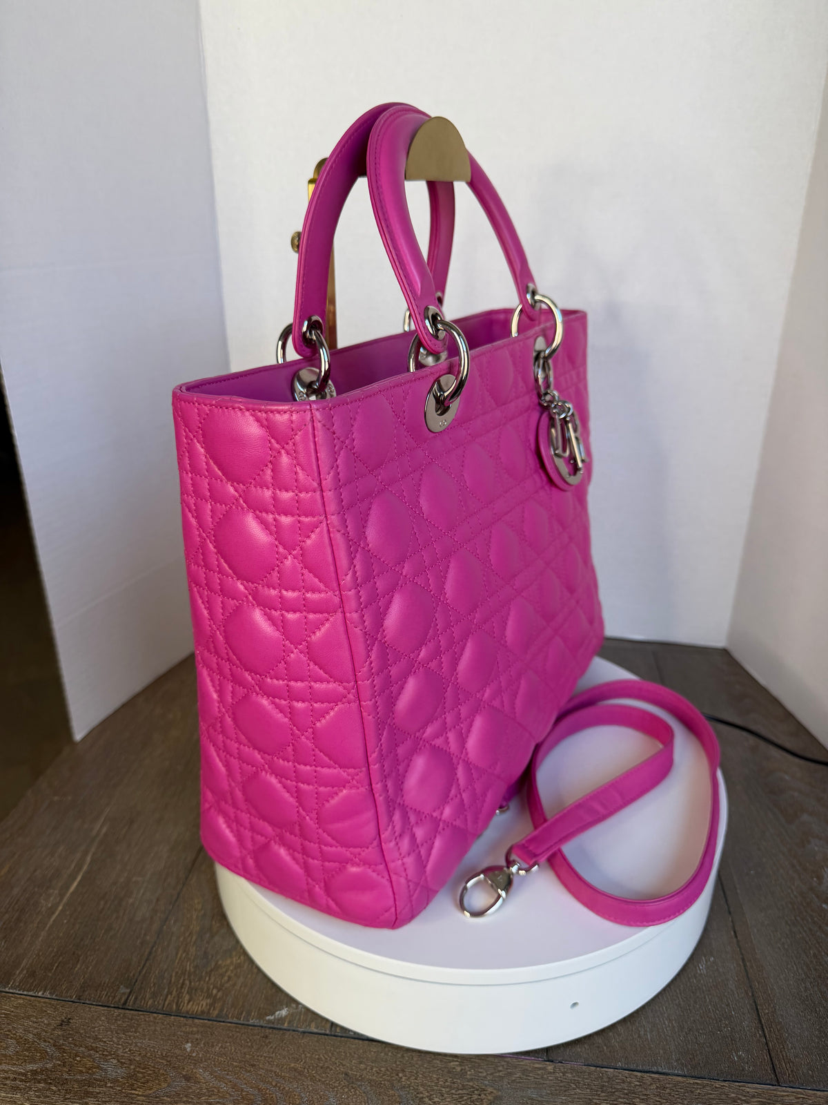 Lady Dior Large in pink