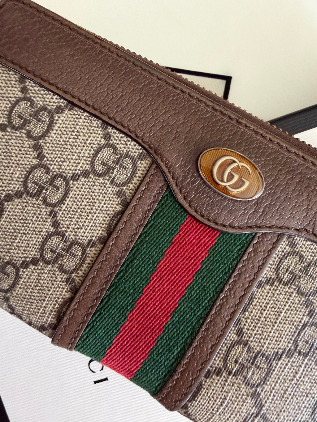 Gucci Ophidia Zip Around Wallet