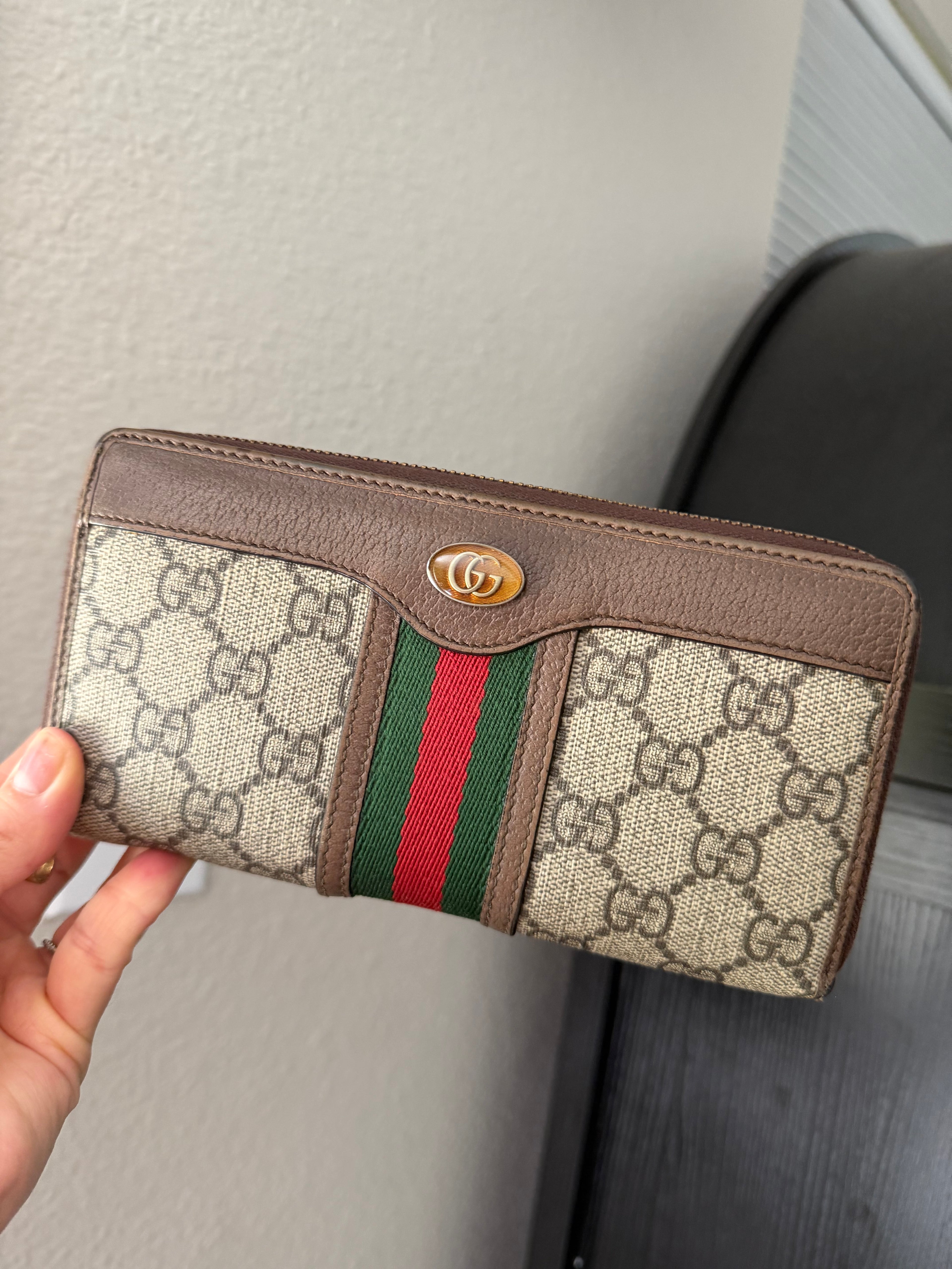 Gucci Ophidia Zip Around Wallet