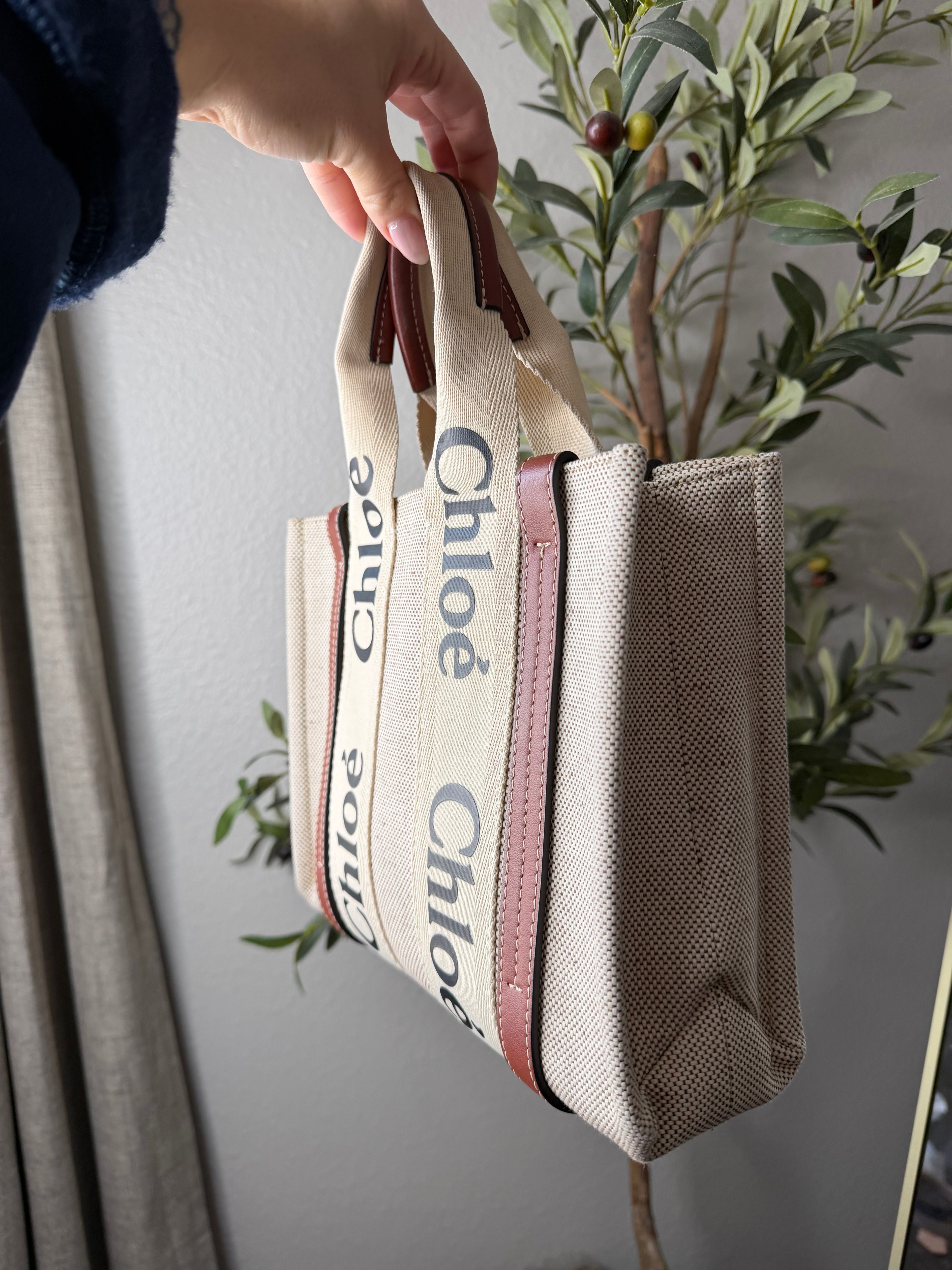 Chloe Woody Mini Tote