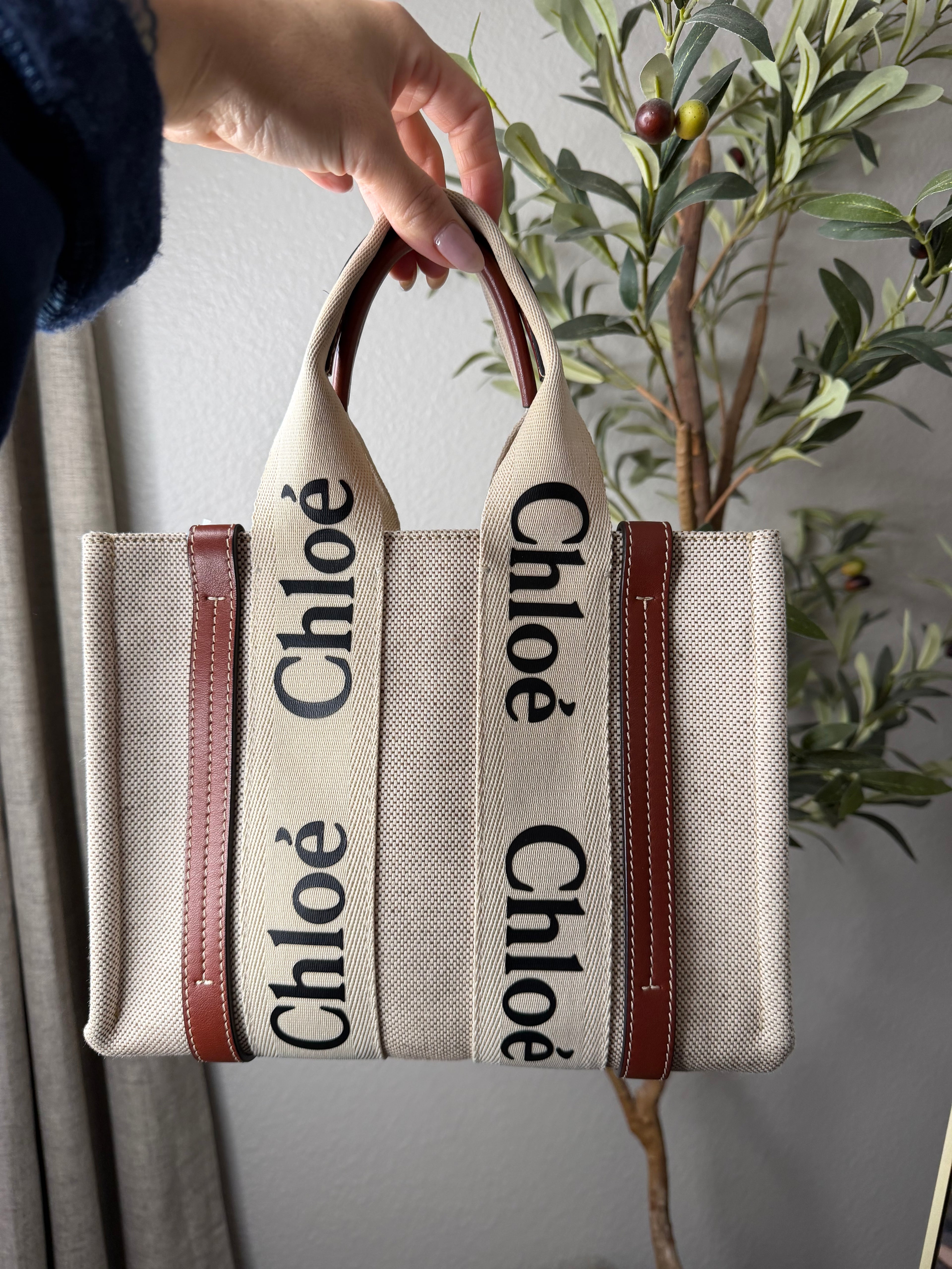 Chloe Woody Mini Tote