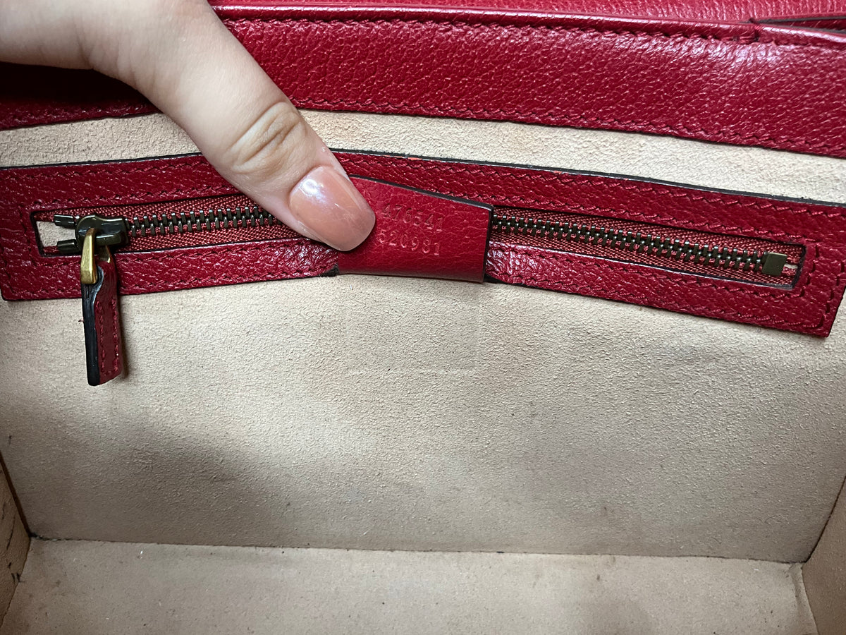 Gucci Queen Bee Margaret Top Handle with long strap