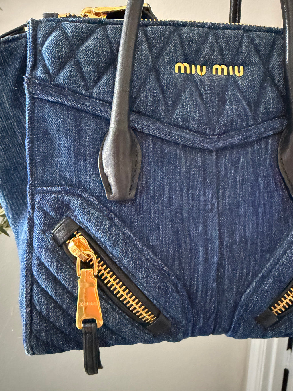 Miu Miu Denim Tote