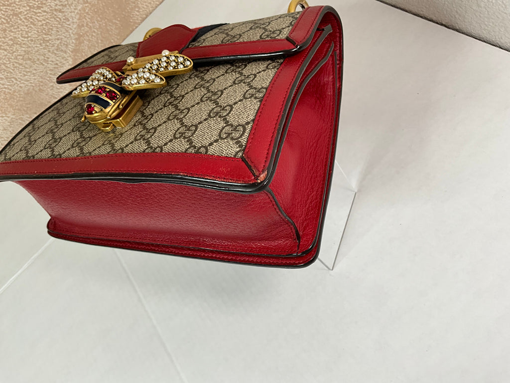 Gucci Queen Bee Margaret Top Handle with long strap