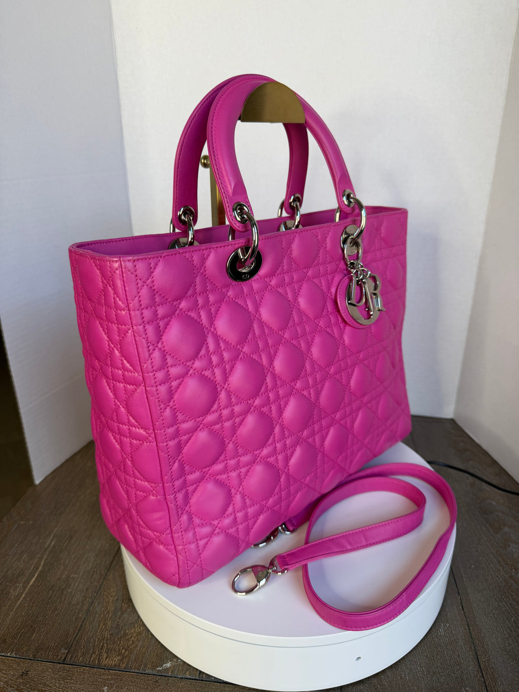 Lady Dior Large in pink