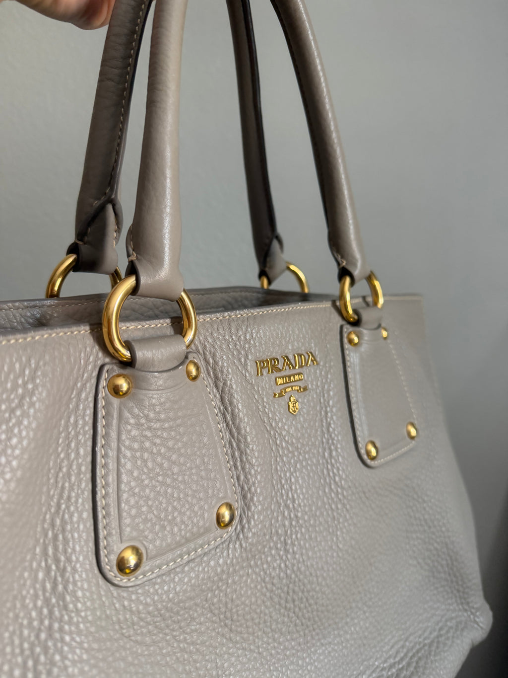 Prada Vitello Daino Tote