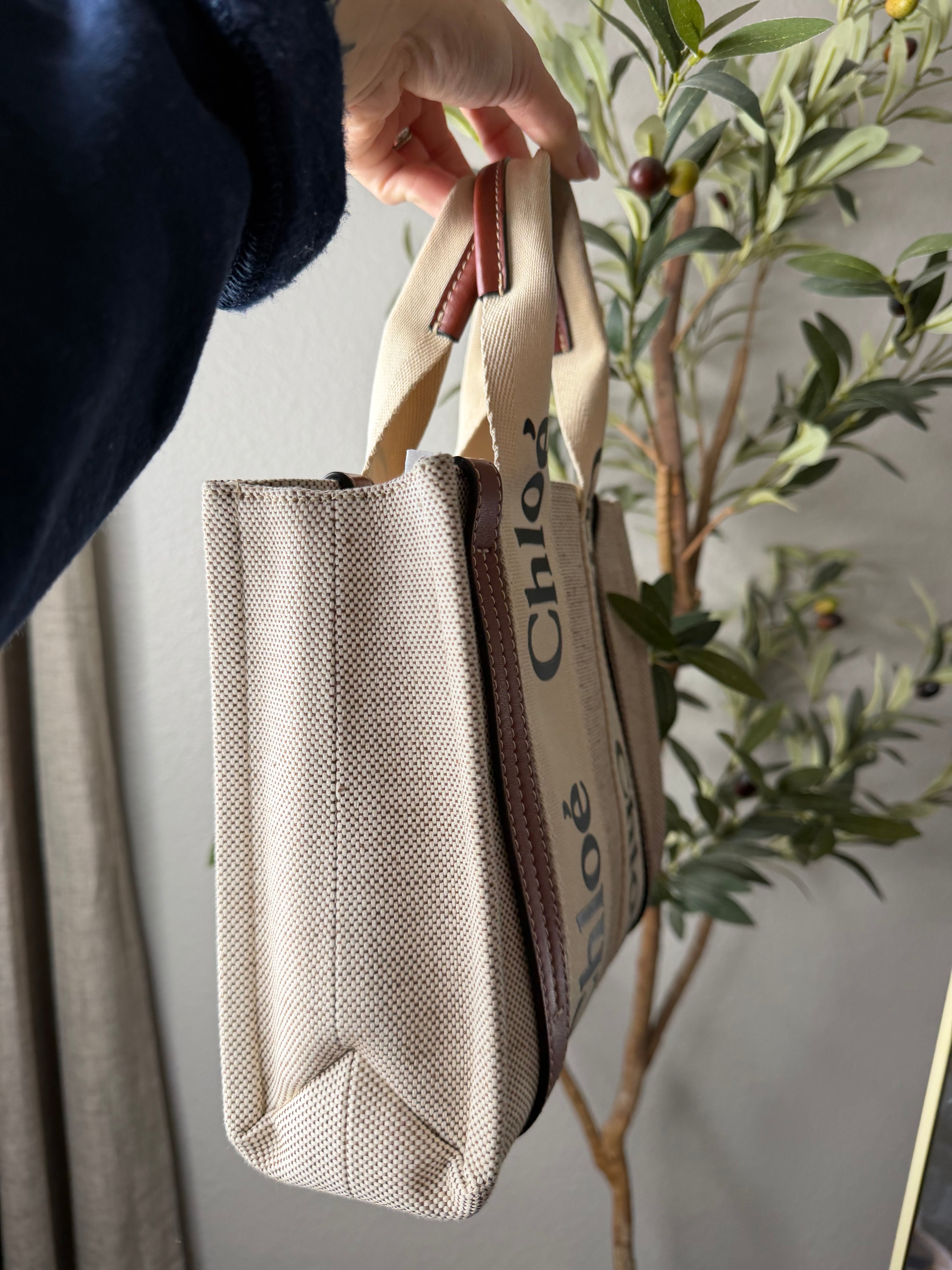 Chloe Woody Mini Tote