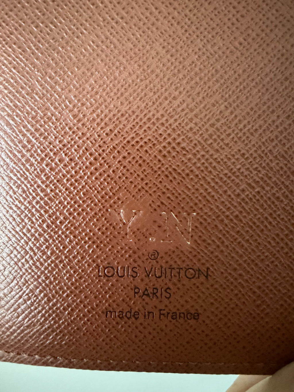 Louis Vuitton Vintage Checkbook