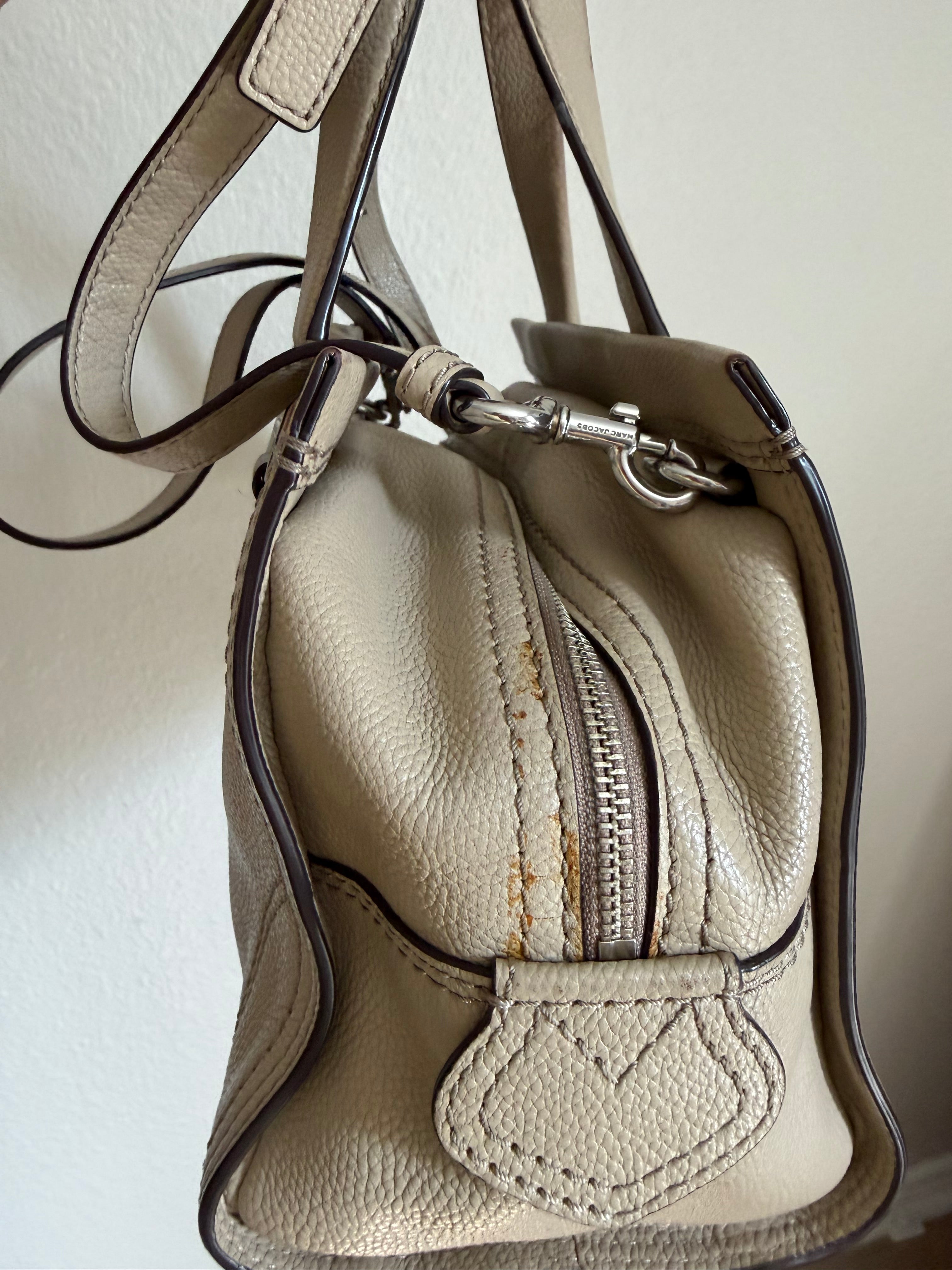 Marc Jacobs Mini Cruiser Pebbled Leather Crossbody Satchel