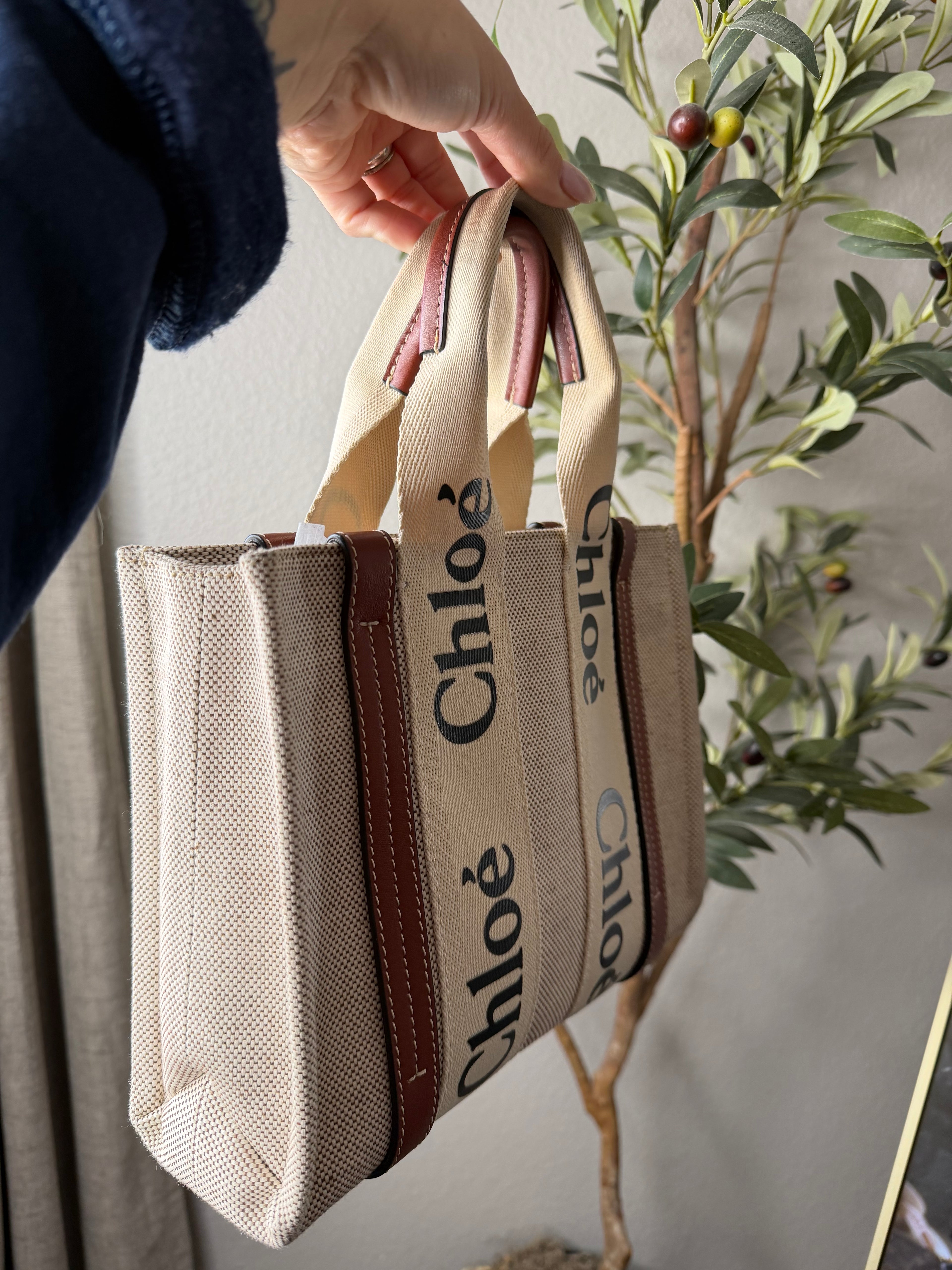Chloe Woody Mini Tote