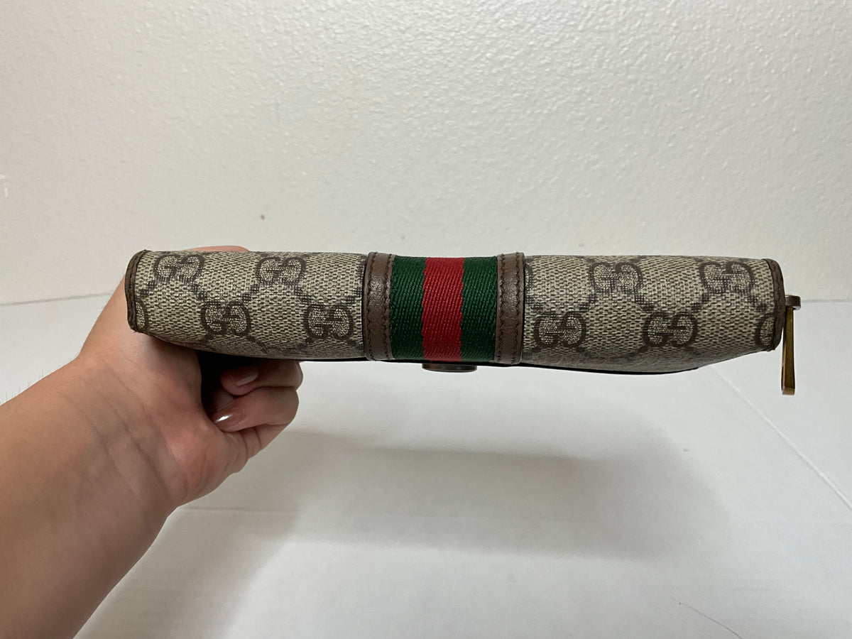 Gucci Ophidia Zip Around Wallet