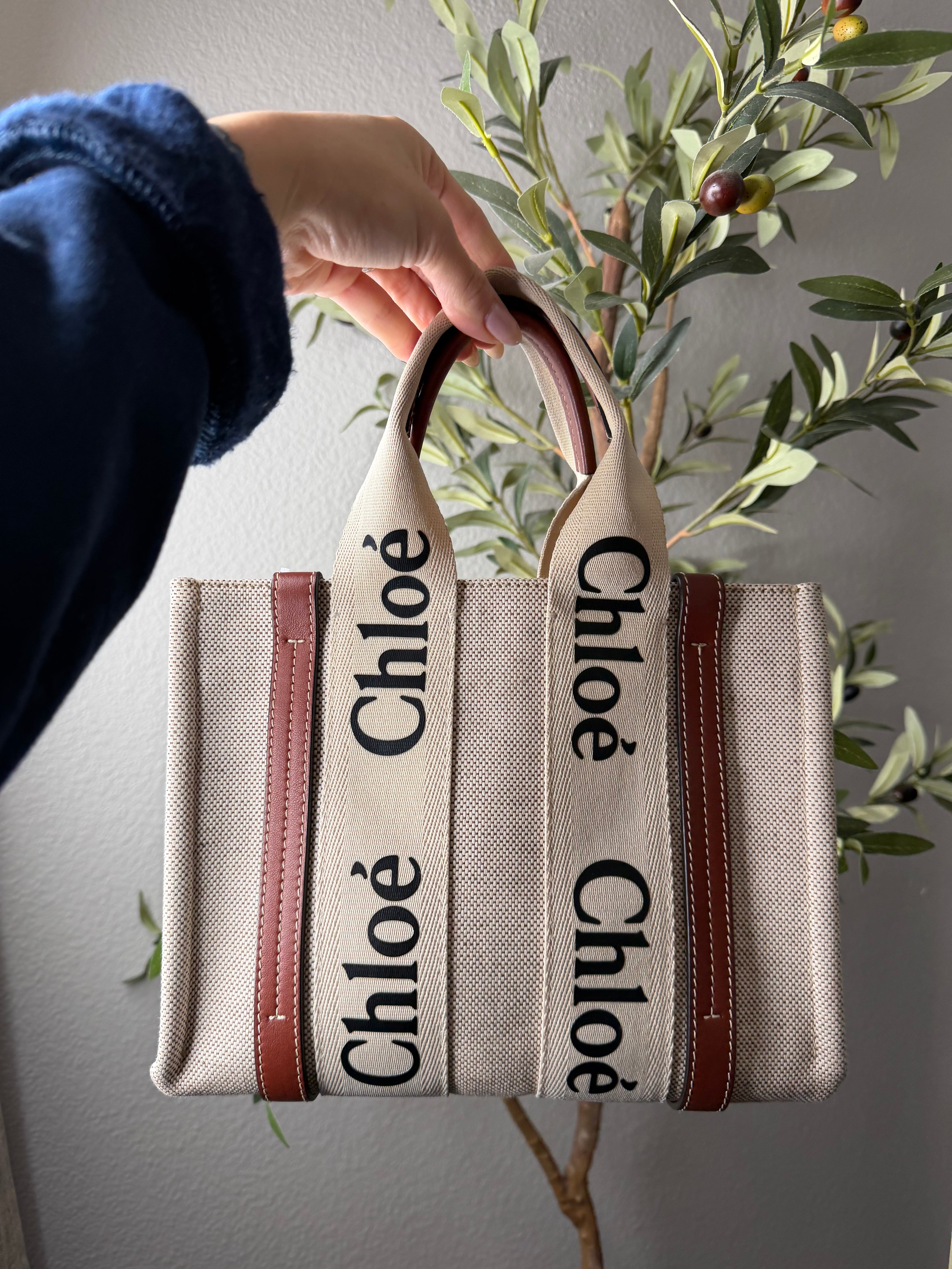 Chloe Woody Mini Tote