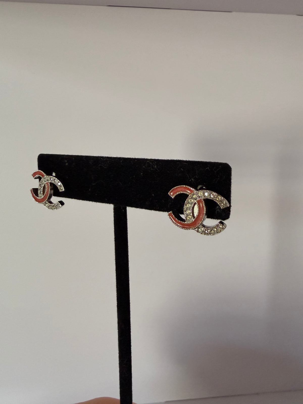 Chanel interlock stud earrings