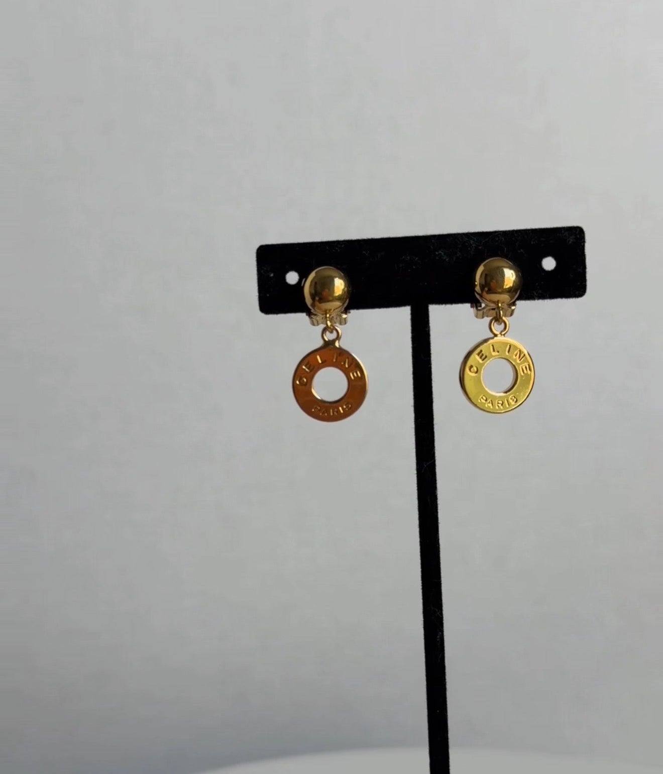 Celine clip on earrings