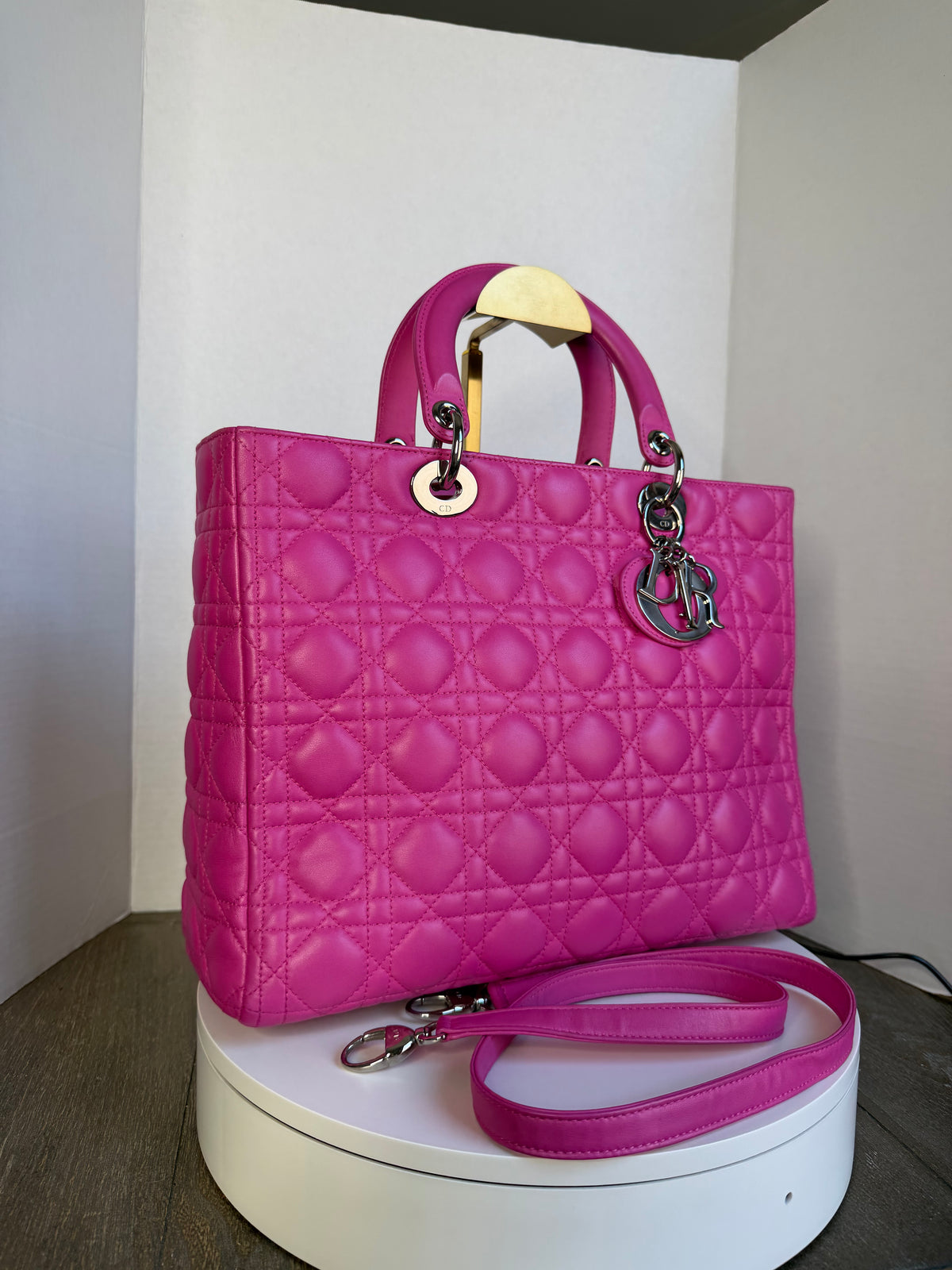 Lady Dior Large in pink
