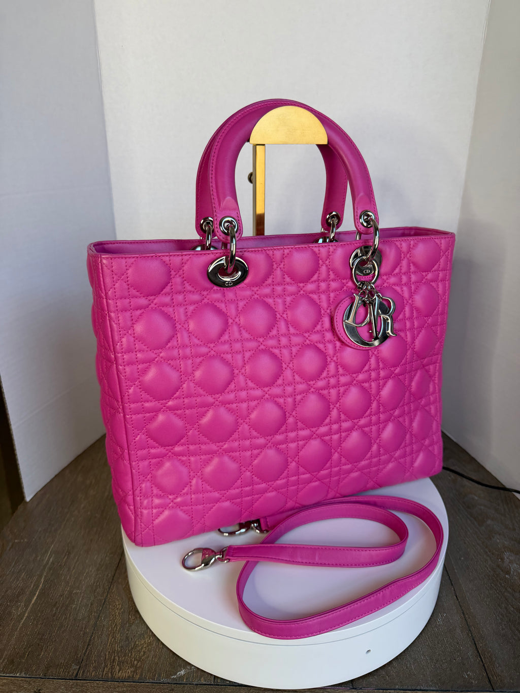 Lady Dior Large in pink