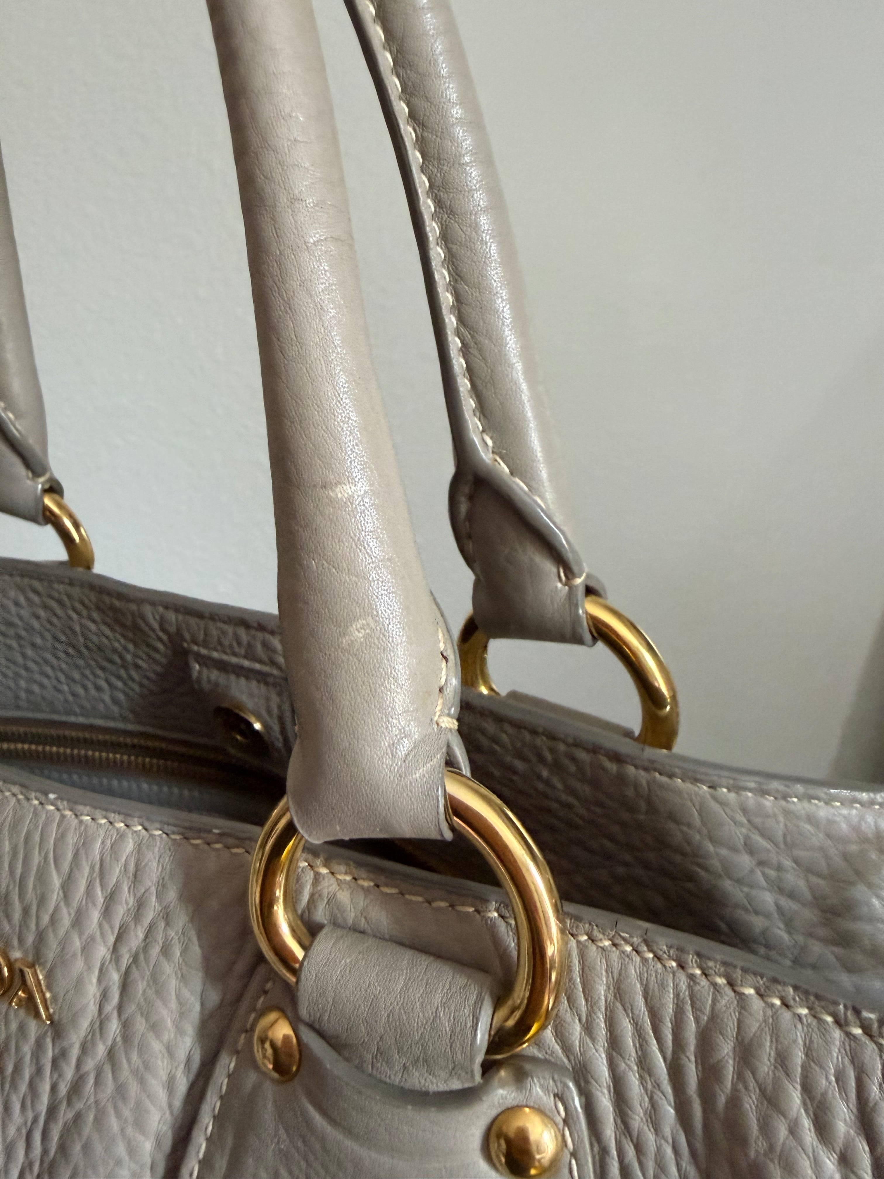 Prada Vitello Daino Tote