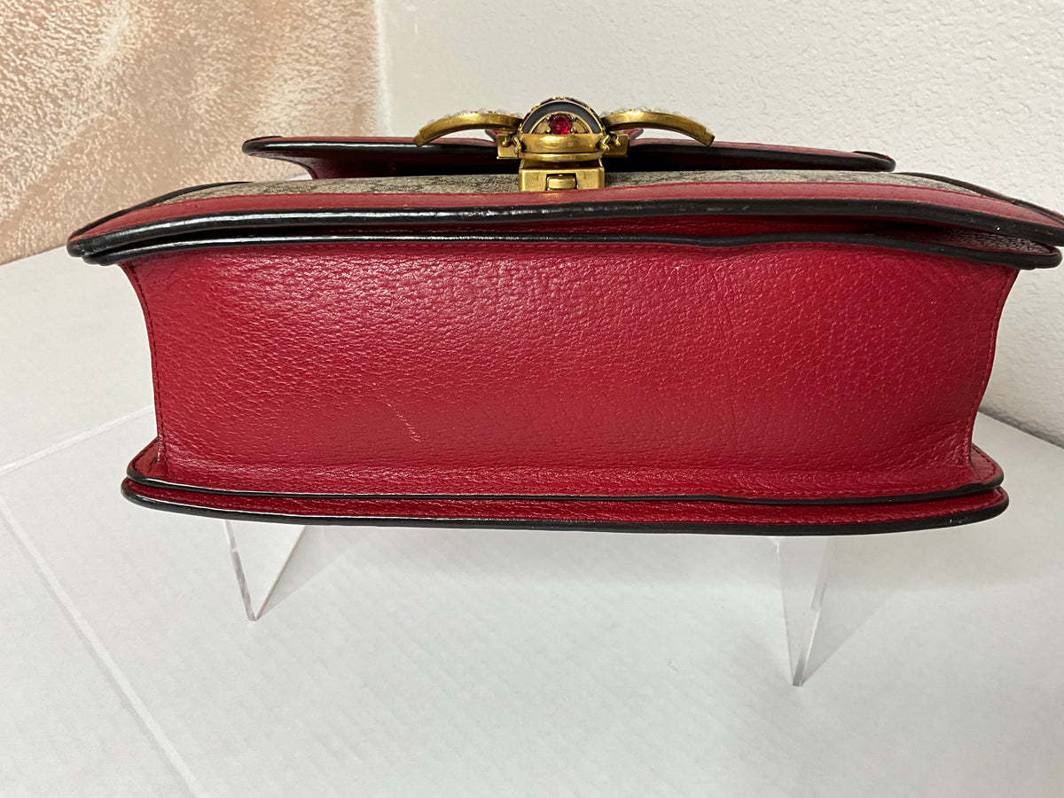 Gucci Queen Bee Margaret Top Handle with long strap
