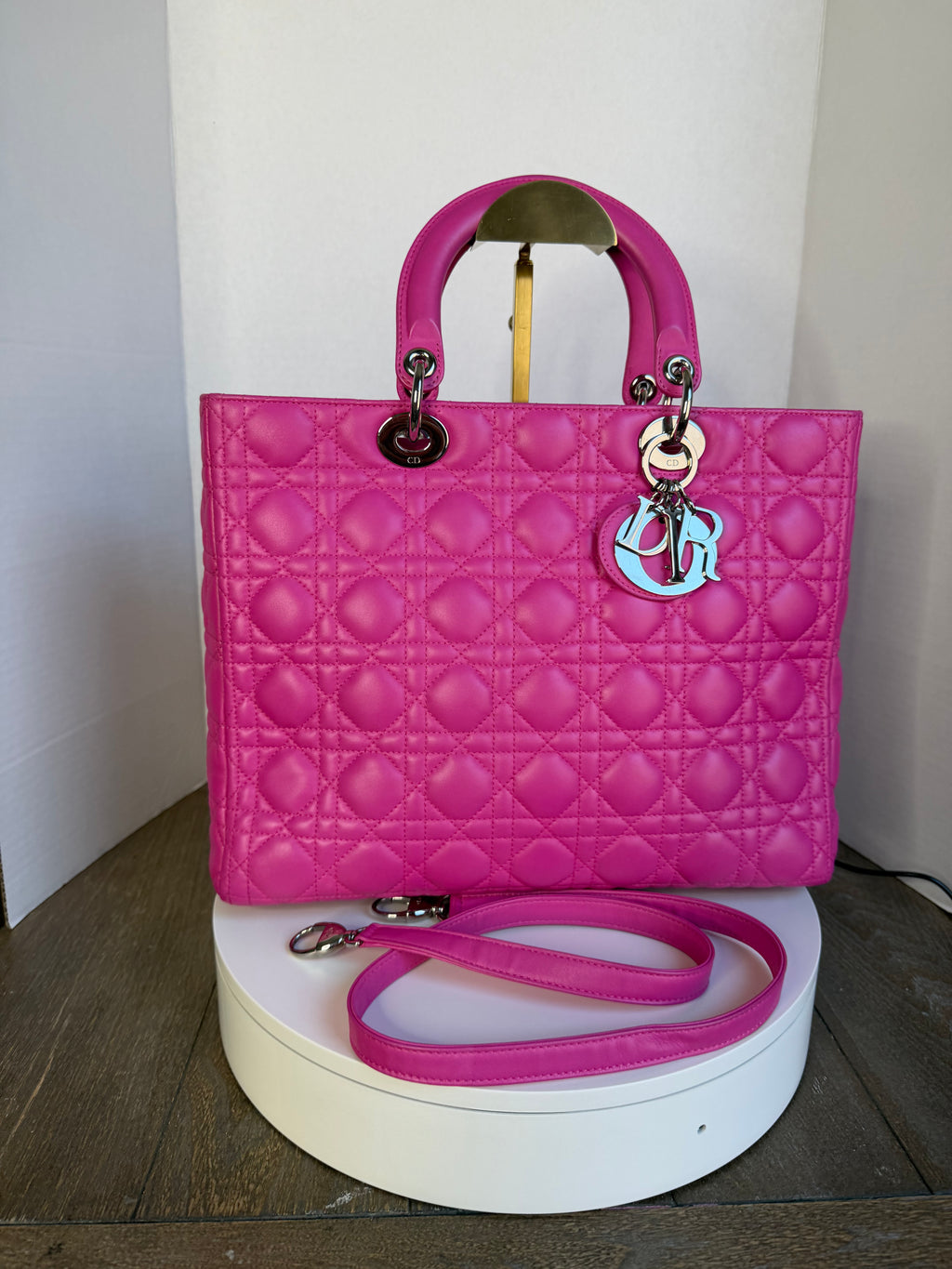 Lady Dior Large in pink