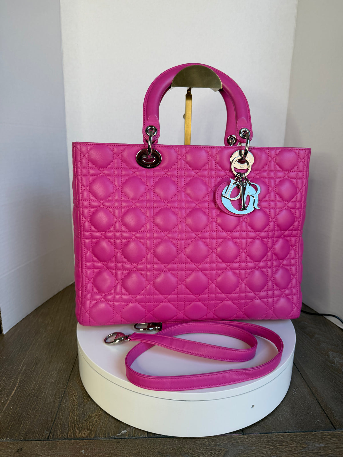 Lady Dior Large in pink