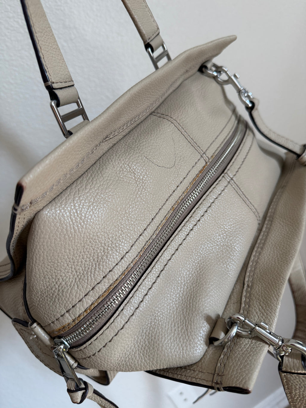 Marc Jacobs Mini Cruiser Pebbled Leather Crossbody Satchel