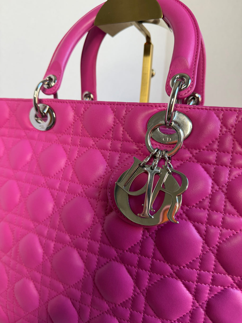 Lady Dior Large in pink