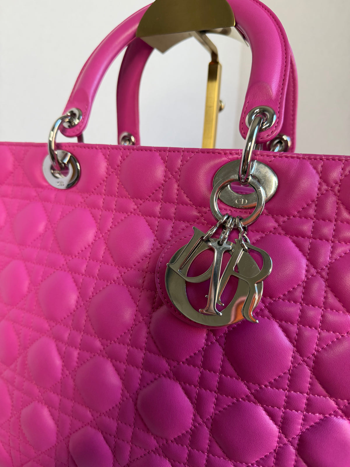 Lady Dior Large in pink
