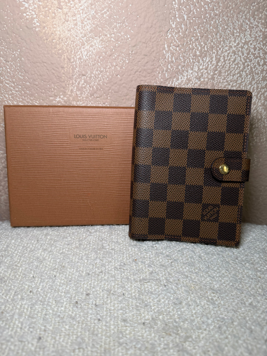 Louis Vuitton Damier Ebene Agenda PM