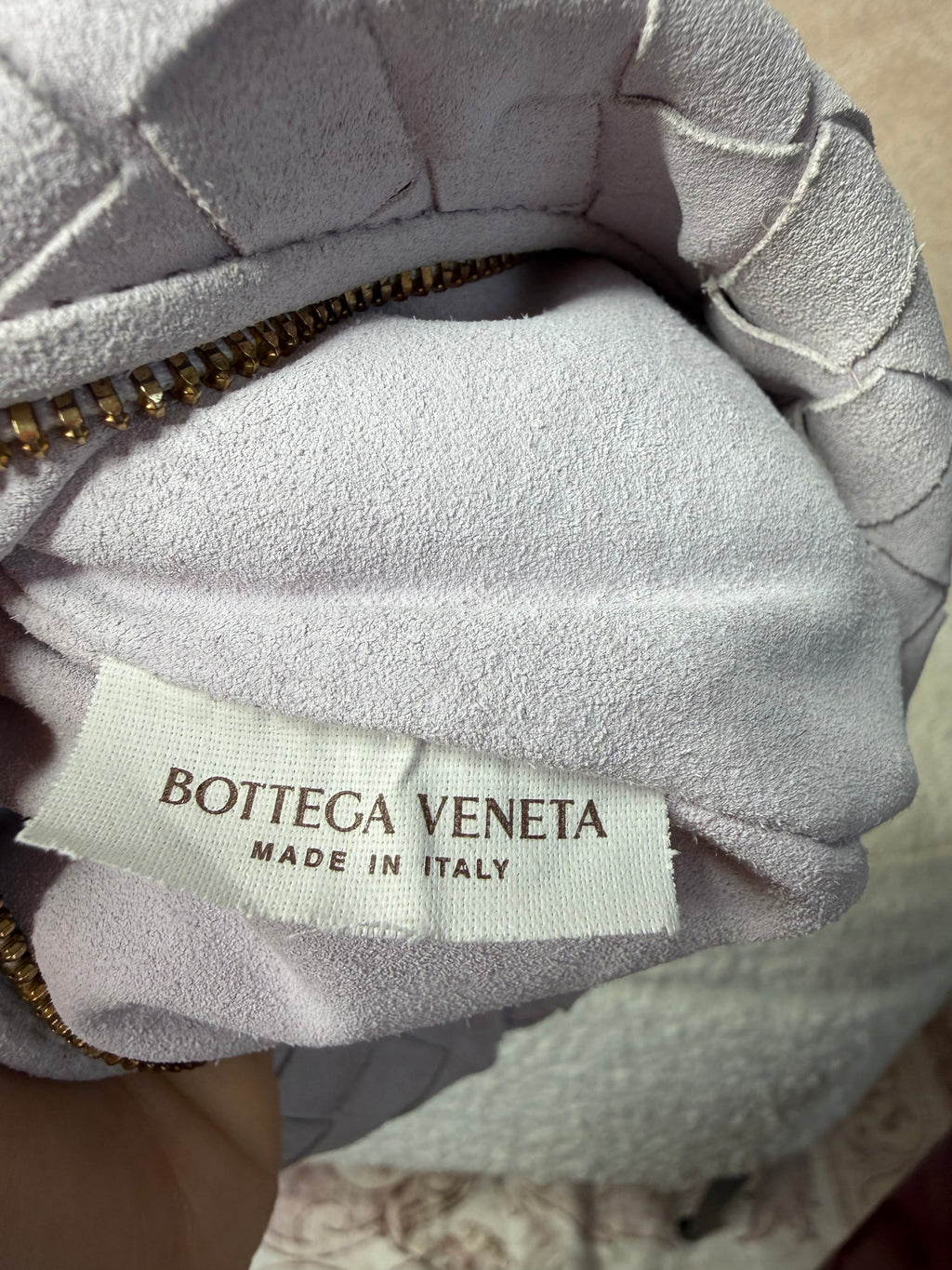 Bottega mini Jodie in suede