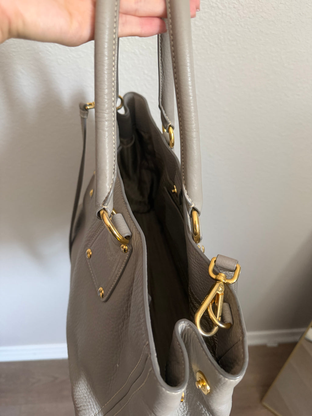 Prada Vitello Daino Tote