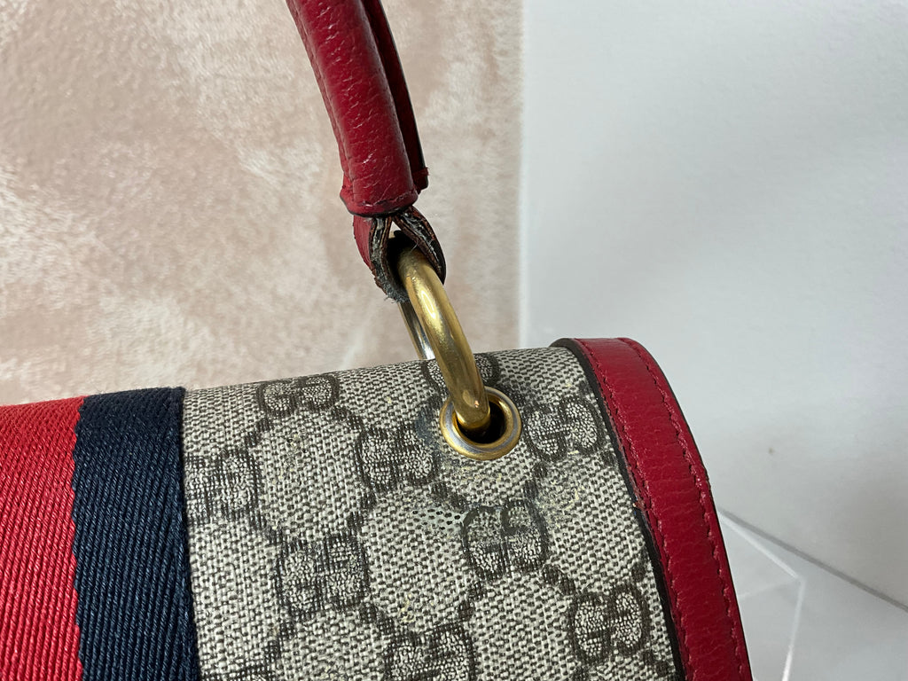 Gucci Queen Bee Margaret Top Handle with long strap