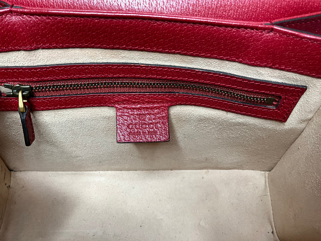 Gucci Queen Bee Margaret Top Handle with long strap