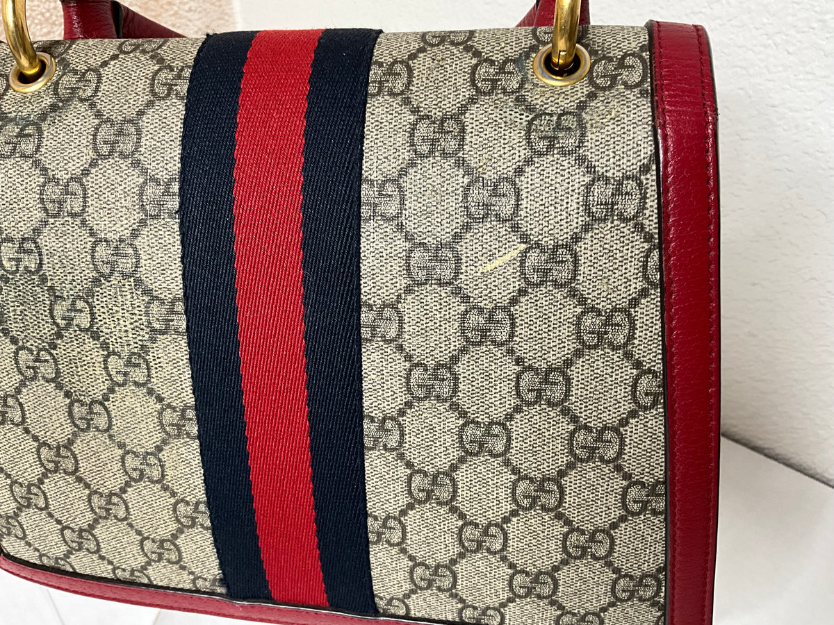 Gucci Queen Bee Margaret Top Handle with long strap