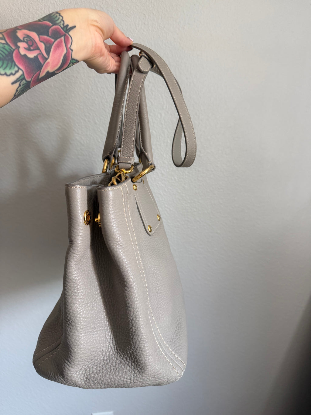 Prada Vitello Daino Tote
