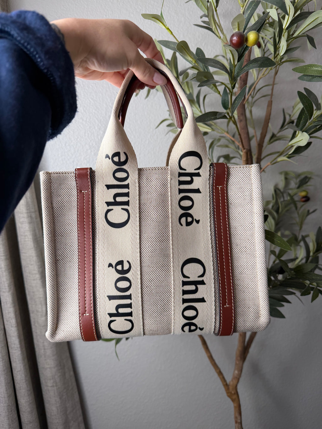 Chloe Woody Mini Tote