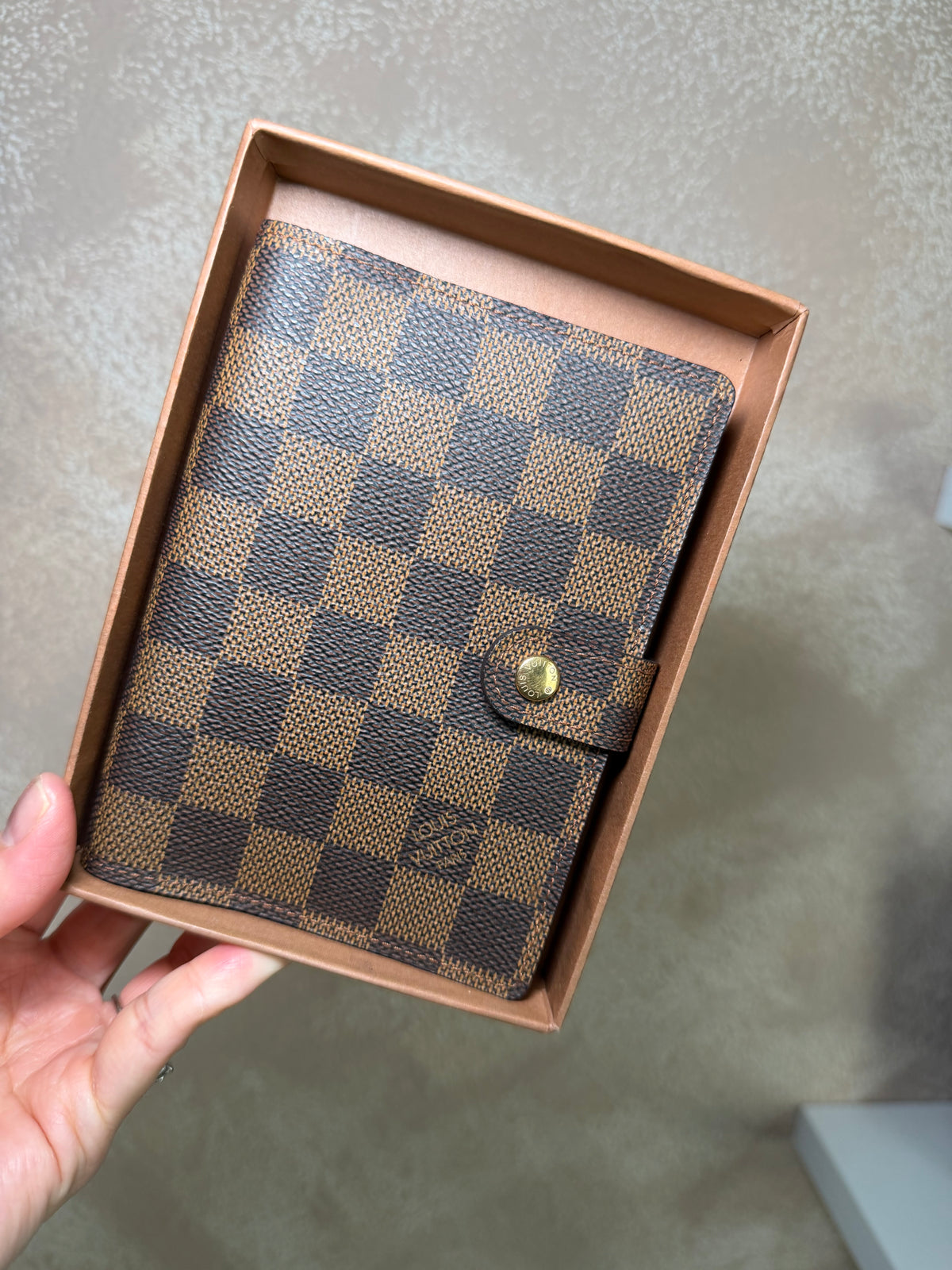 Louis Vuitton Damier Ebene Agenda PM