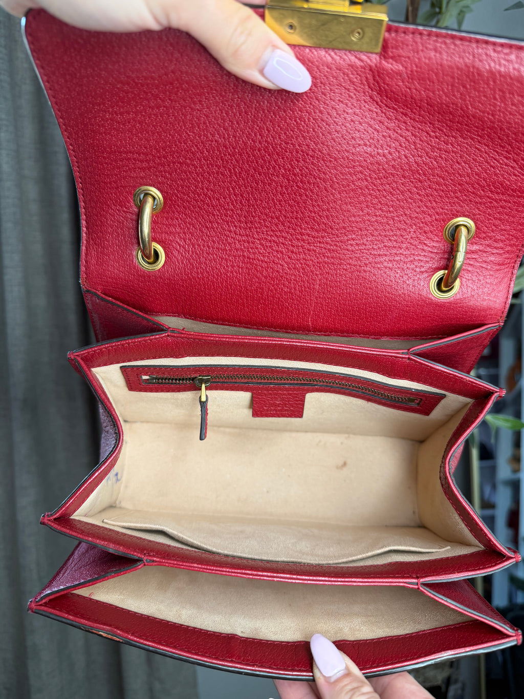 Gucci Queen Bee Margaret Top Handle with long strap