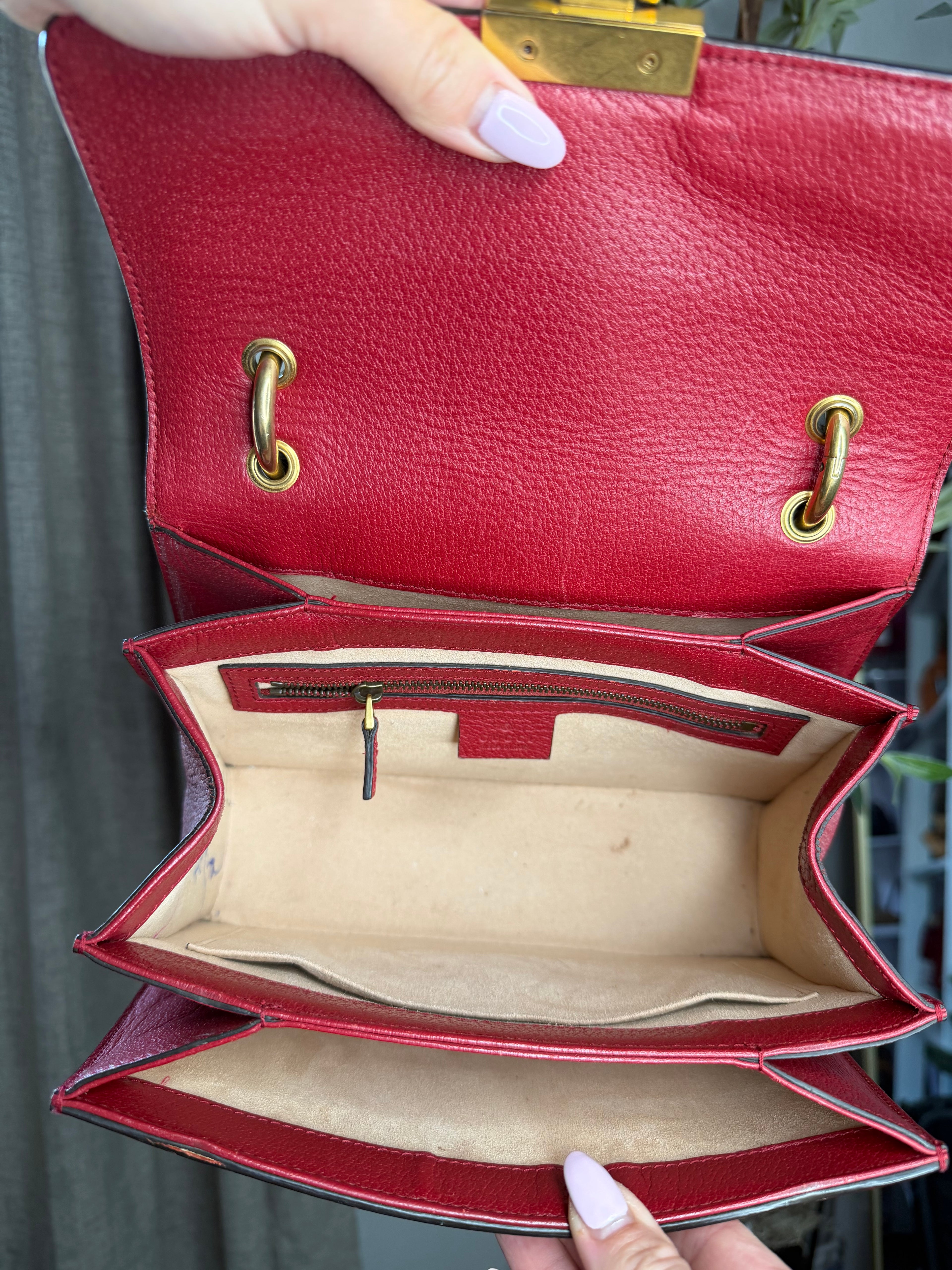 Gucci Queen Bee Margaret Top Handle with long strap