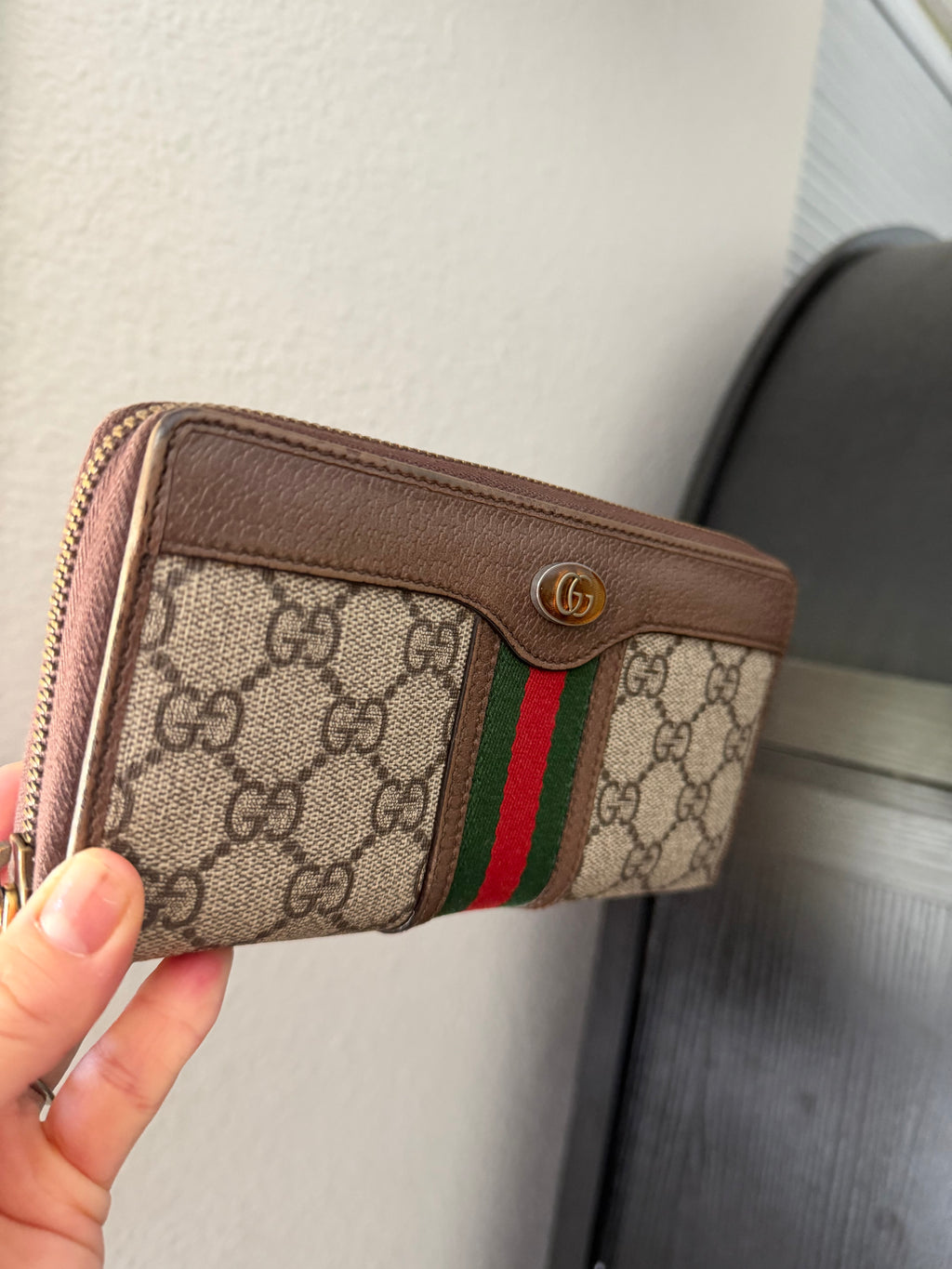 Gucci Ophidia Zip Around Wallet