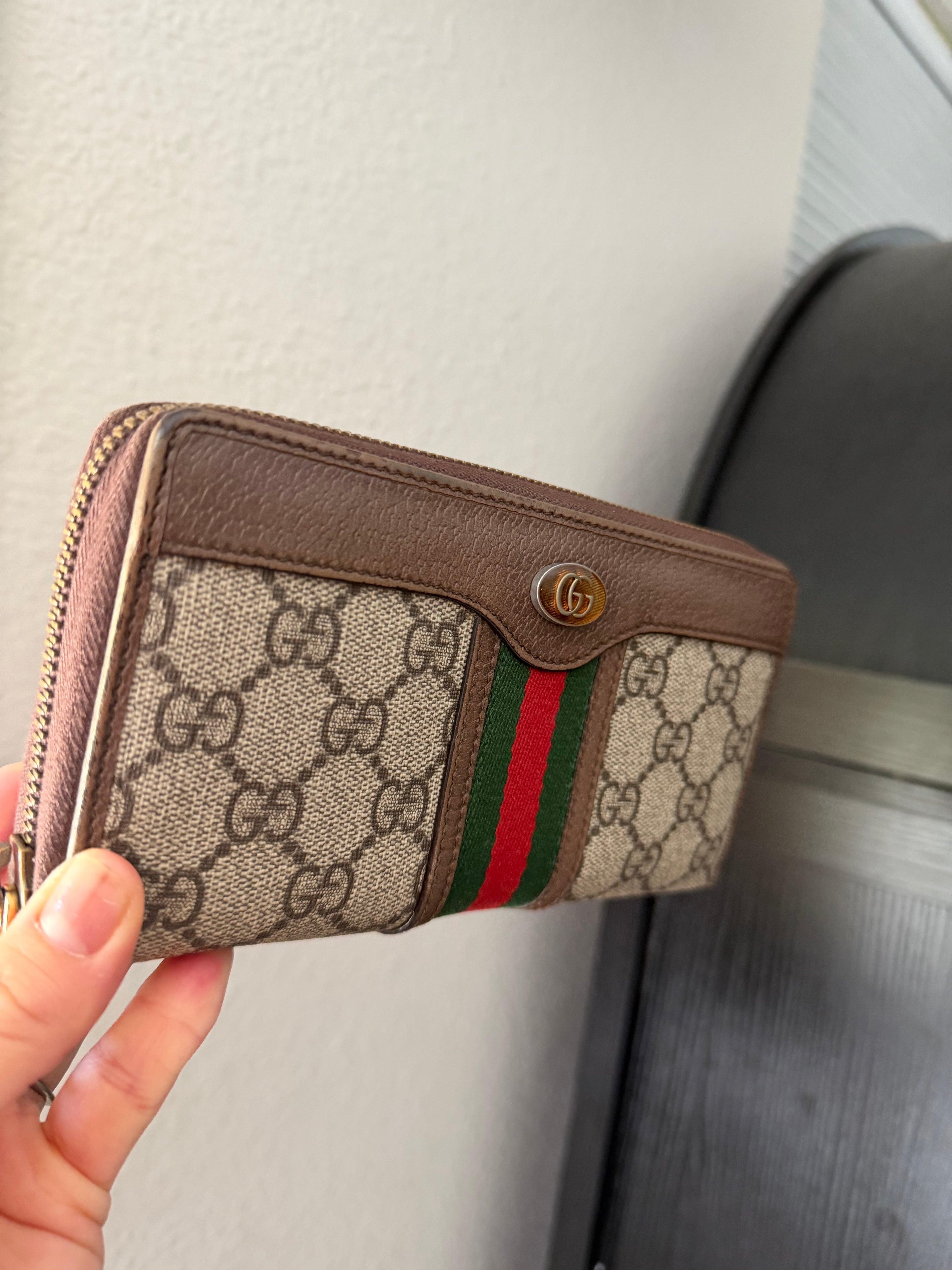 Gucci Ophidia Zip Around Wallet