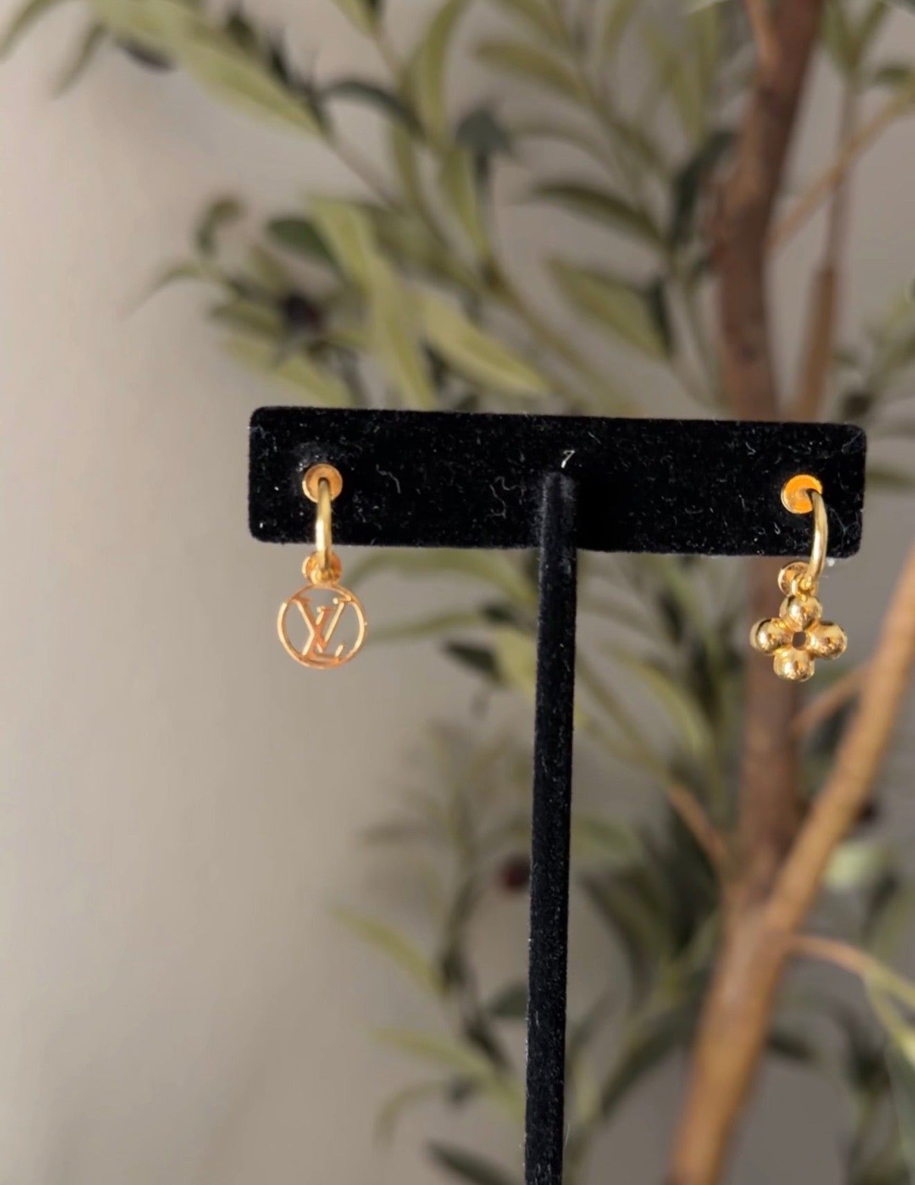 Louis Vuitton pierced earrings
