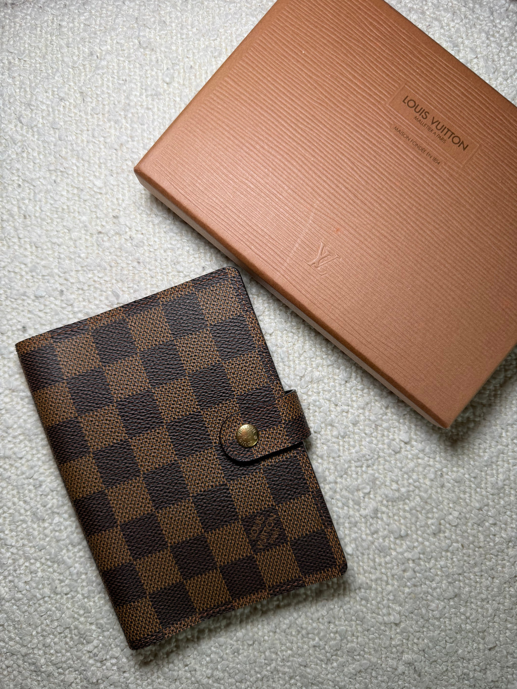 Louis Vuitton Damier Ebene Agenda PM