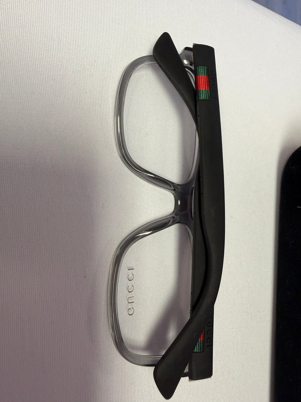 Gucci clear/RX sunglasses