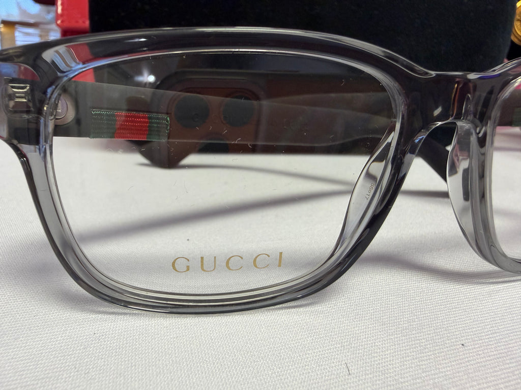 Gucci clear/RX sunglasses